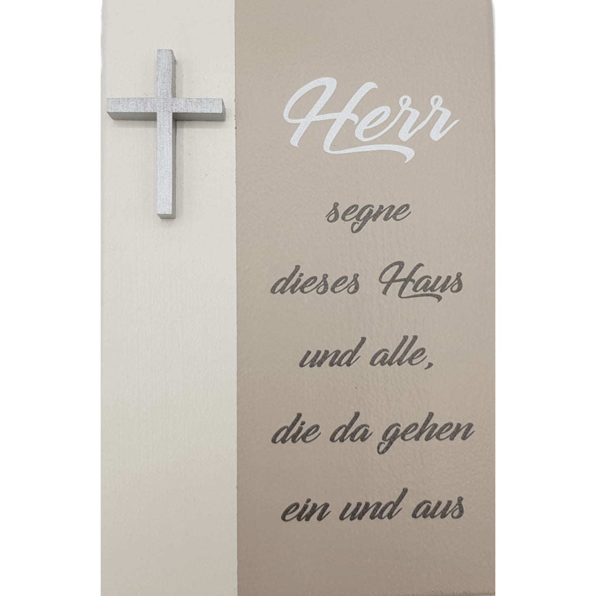 Haussegen "Herr segne dieses Haus..." 14 x 9 cm