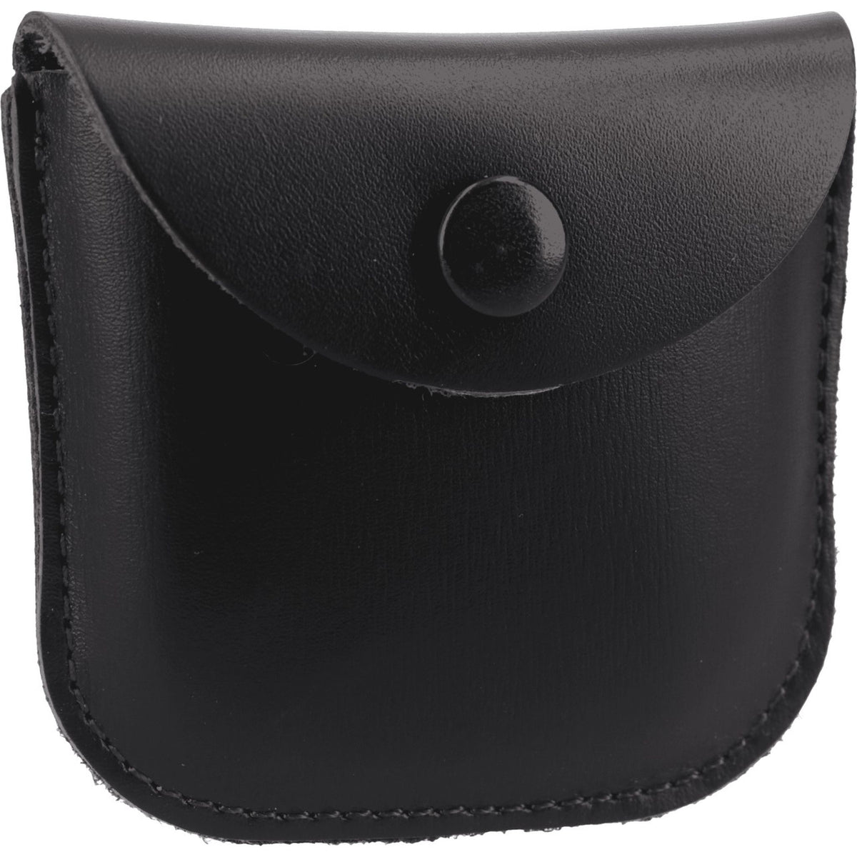 Rosenkranz-Etui Kommunion Leder Schwarz 6 x 6 cm