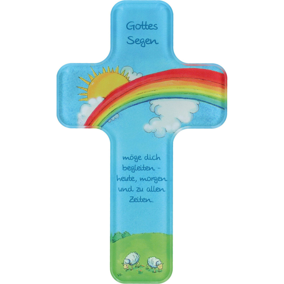 Kinderkreuz "Gottes Segen" Acrylglas 18 x 11 cm