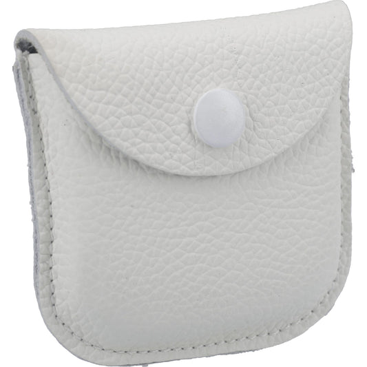 Rosenkranz-Etui Kommunion Leder Weiß 6 x 6 cm