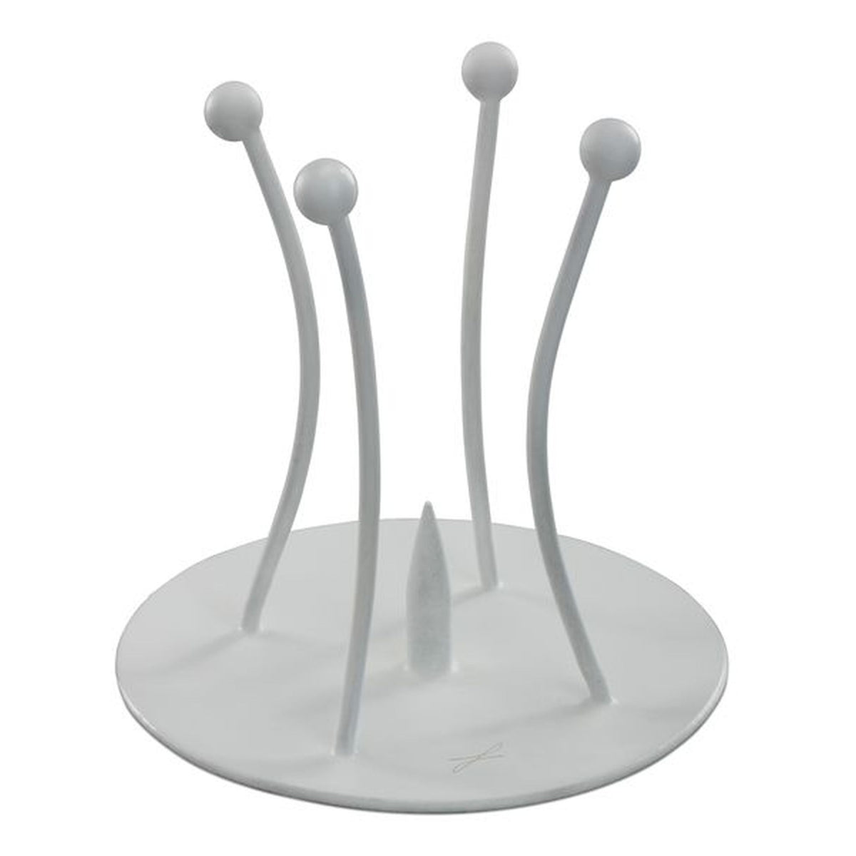 Kerzenleuchter weiß mit Dorn für Kerzendurchmesser 3cm bis 4 cm
