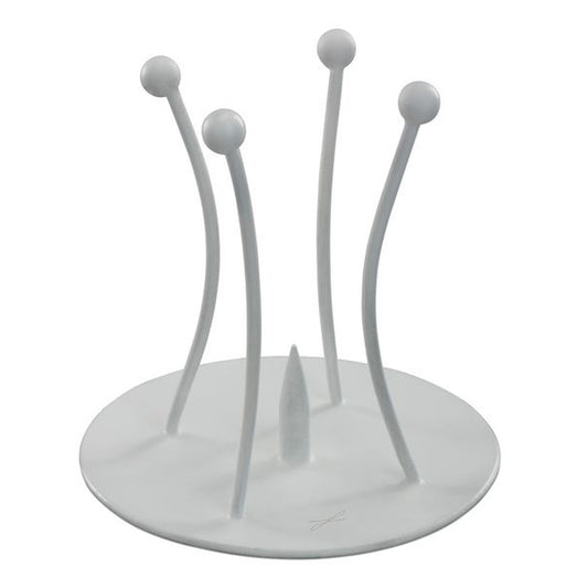 Kerzenleuchter weiß mit Dorn für Kerzendurchmesser 3cm bis 4 cm