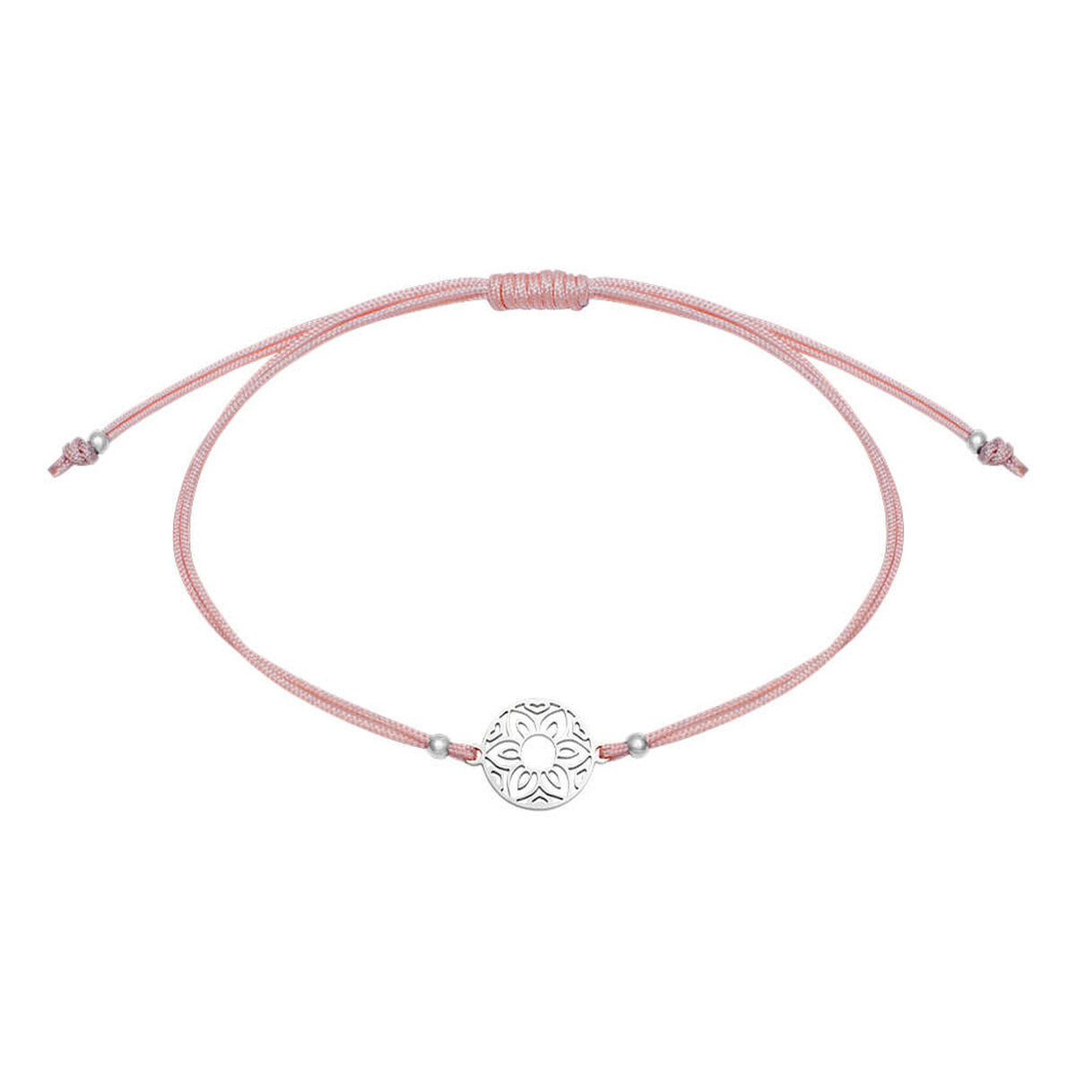 Armband "Be Happy" Mandala der Liebe Edelstahl