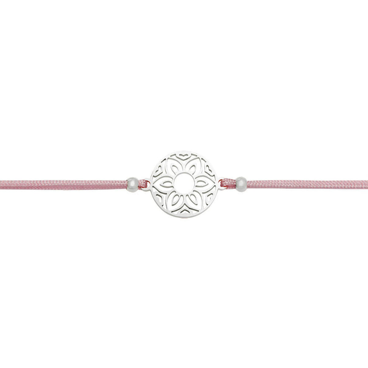Armband "Be Happy" Mandala der Liebe Edelstahl
