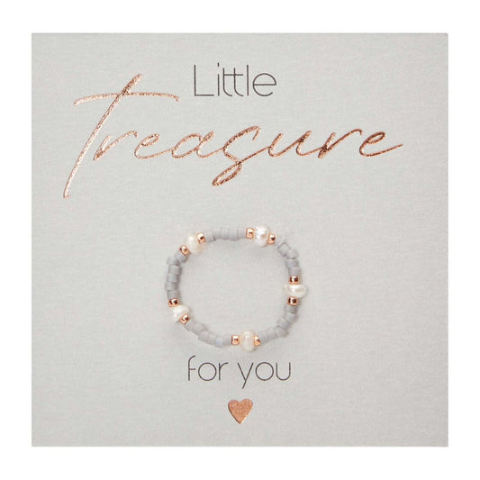 Ring "Little Treasure" grau