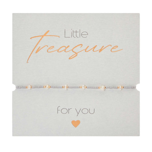 Armband "Little Treasure" grau