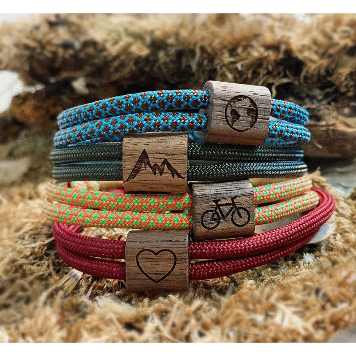 Paracord-Armband Fahrrad