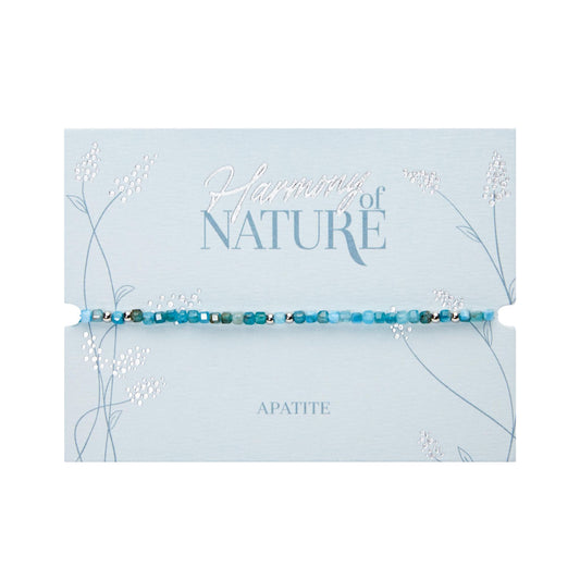 Armband "Harmony of nature" Apatit Edelstahl