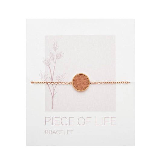 Armband Piece of Life Edelstahl rosévergoldet Kreis