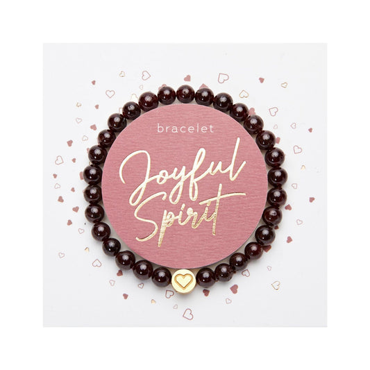 Armband "Joyful Spirit" Granat