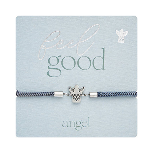 Armband "feel good" Edelstahl Engel