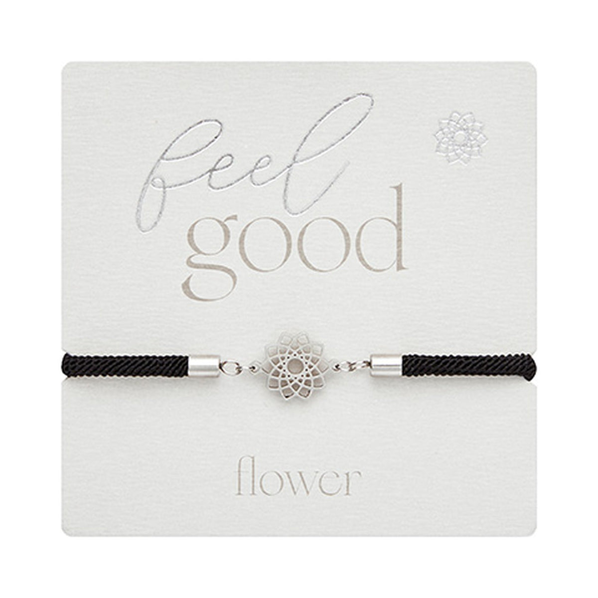 Armband "feel good" Edelstahl Blüte
