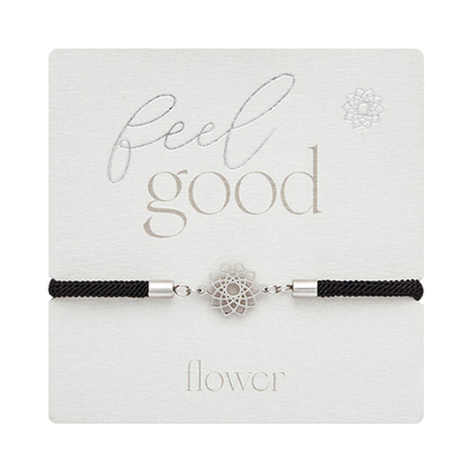 Armband "feel good" Edelstahl Blüte