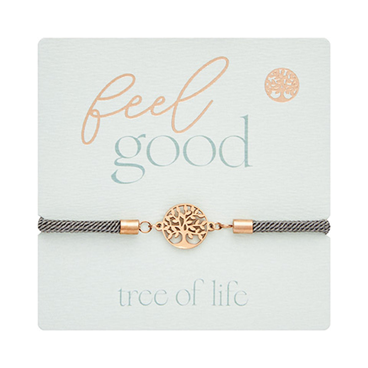 Armband "feel good" rosévergoldet Baum des Lebens
