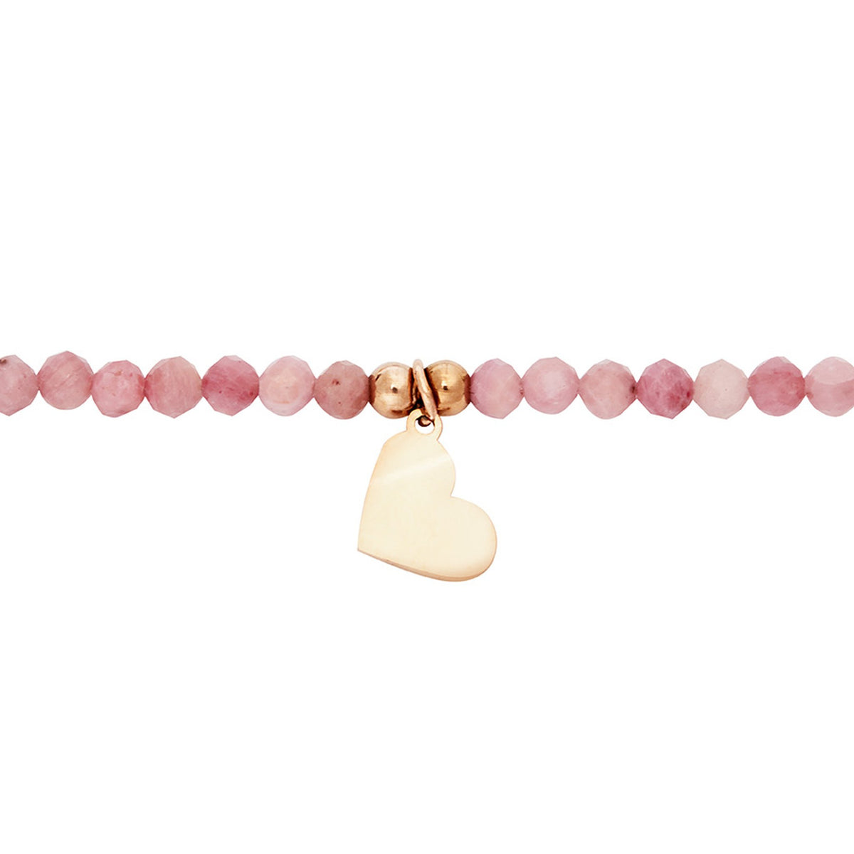 Armband "nature love" Thulit rosévergoldet Herz
