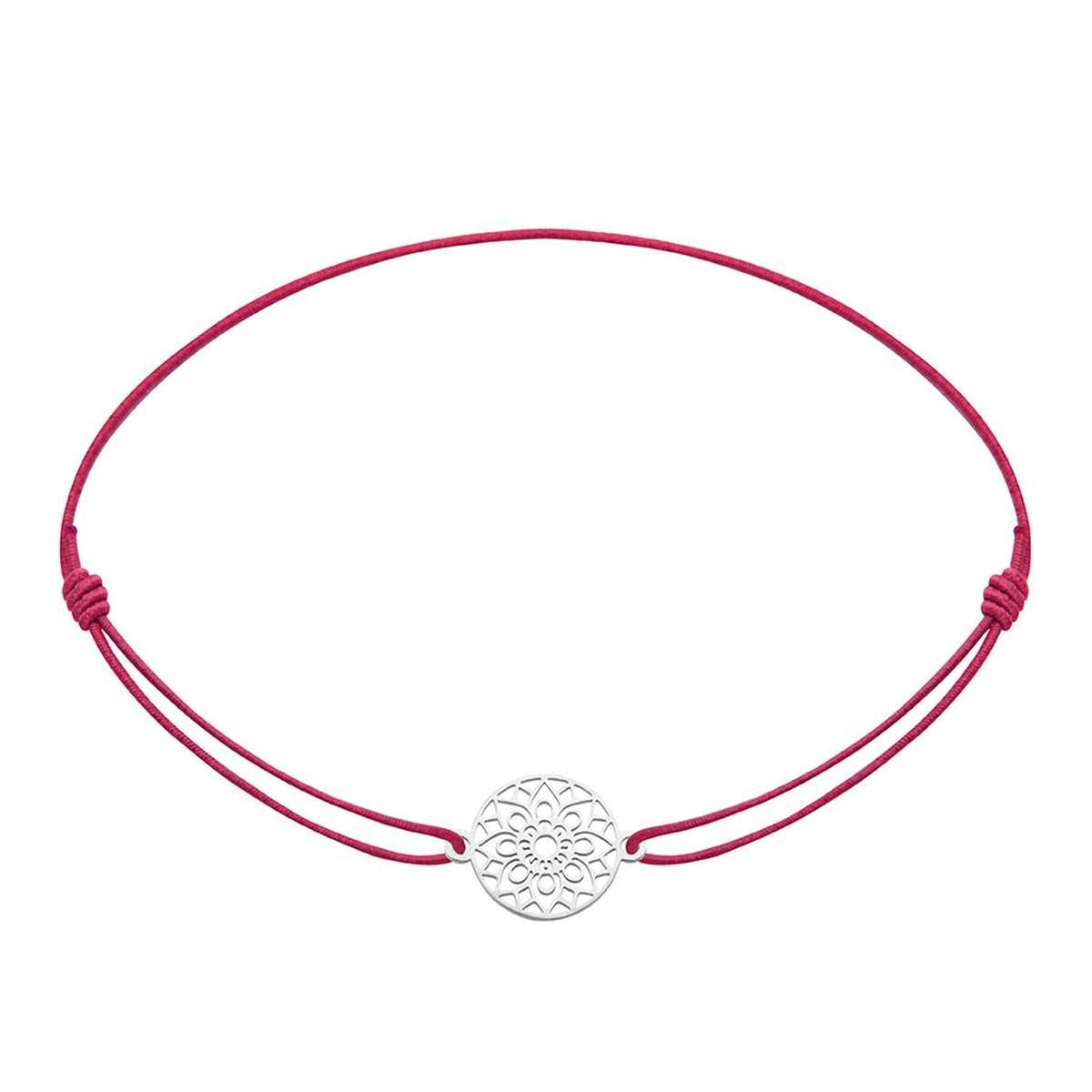 Armband "little companion“ Edelstahl Mandala des Glücks