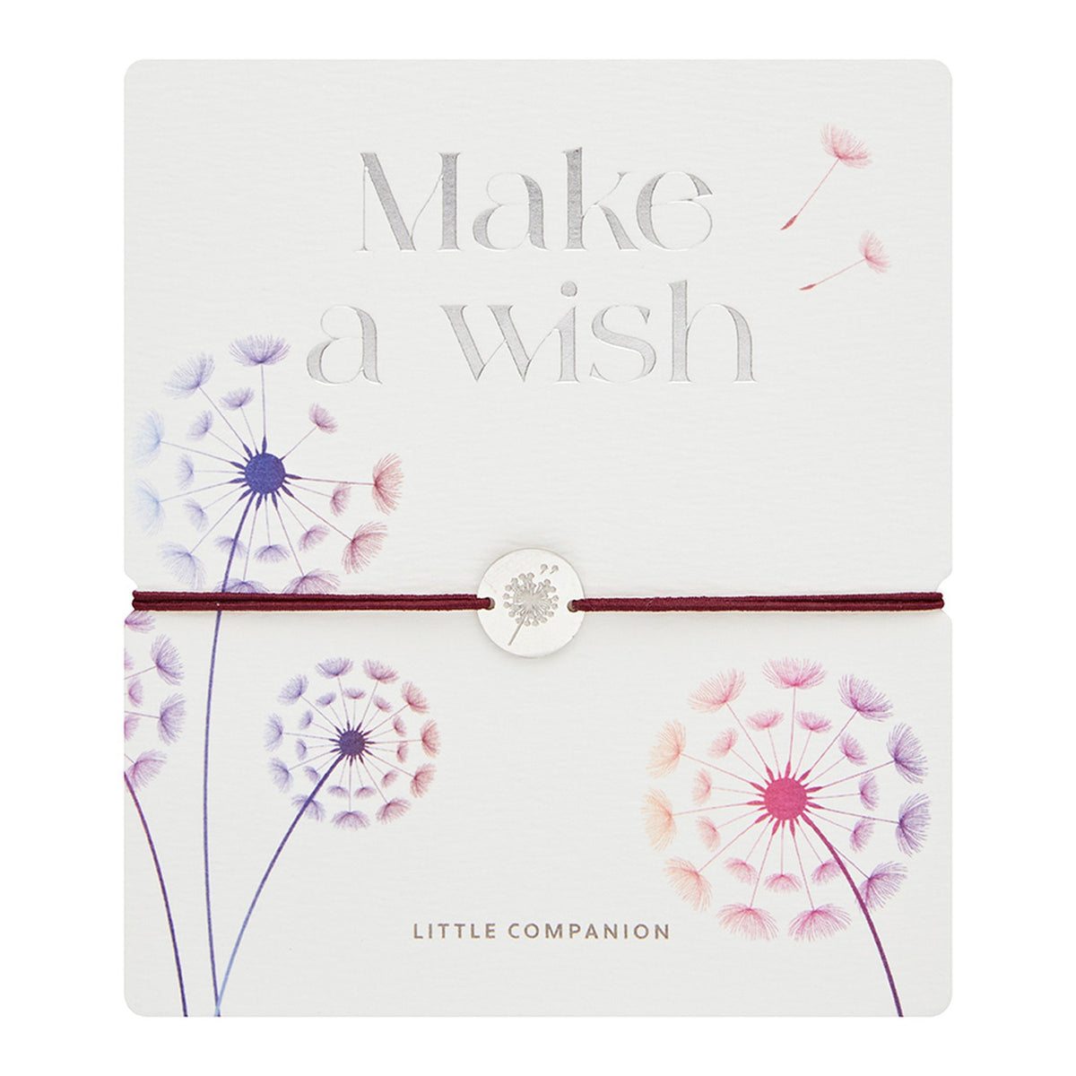 Armband "little companion“ Edelstahl Pusteblume