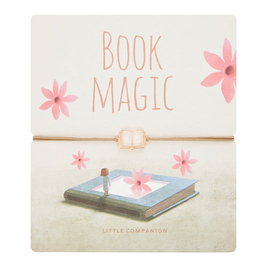 Armband "little companion“ rosévergoldet Buch