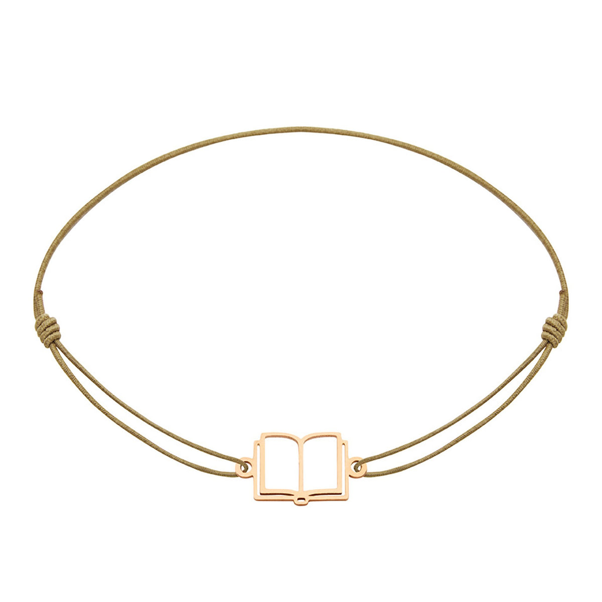 Armband "little companion“ rosévergoldet Buch