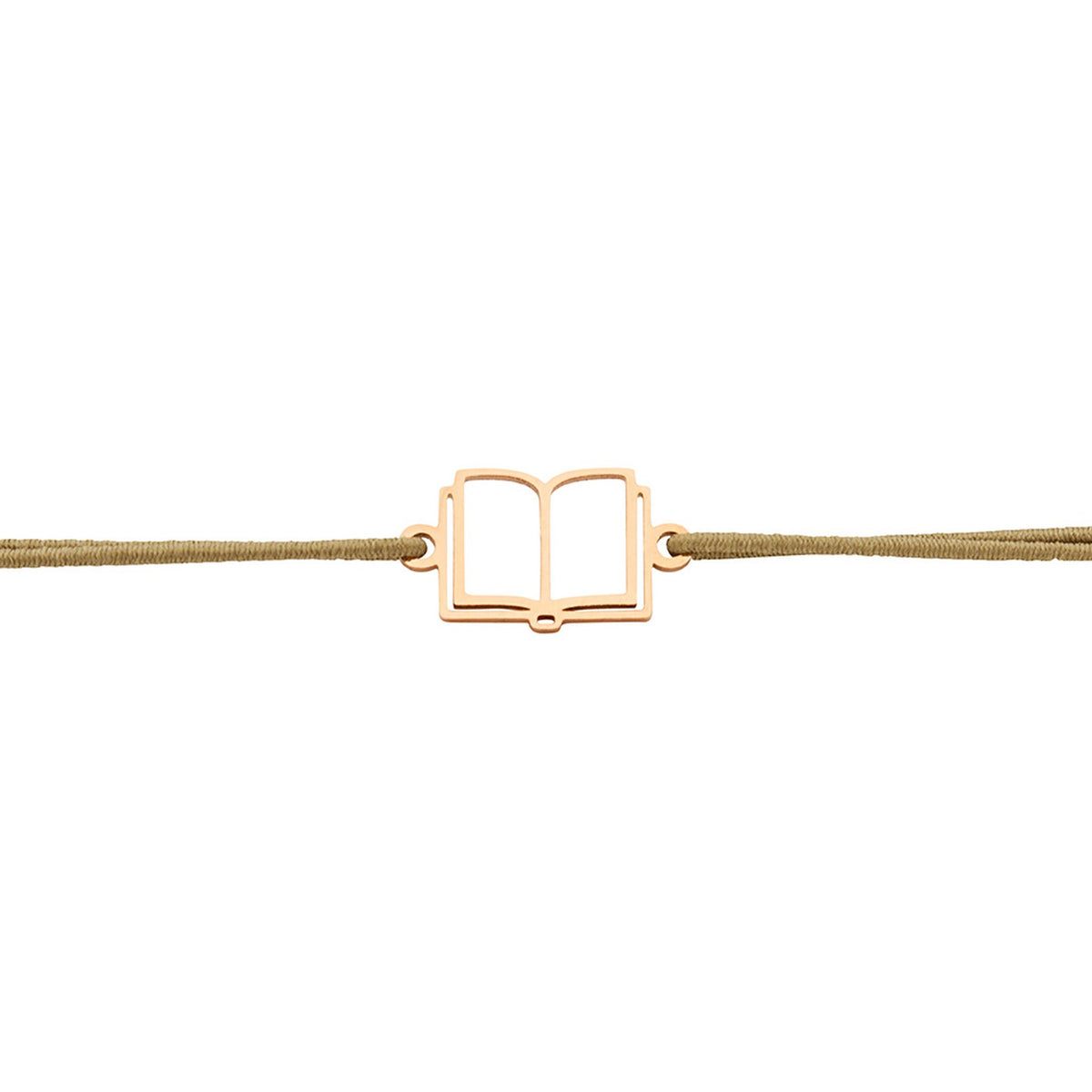 Armband "little companion“ rosévergoldet Buch