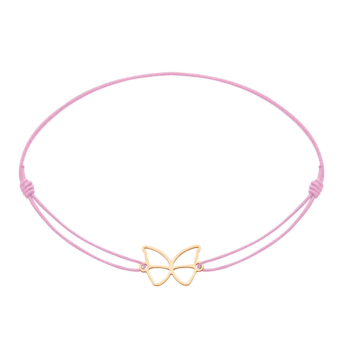 Armband "little companion“ rosévergoldet Schmetterling