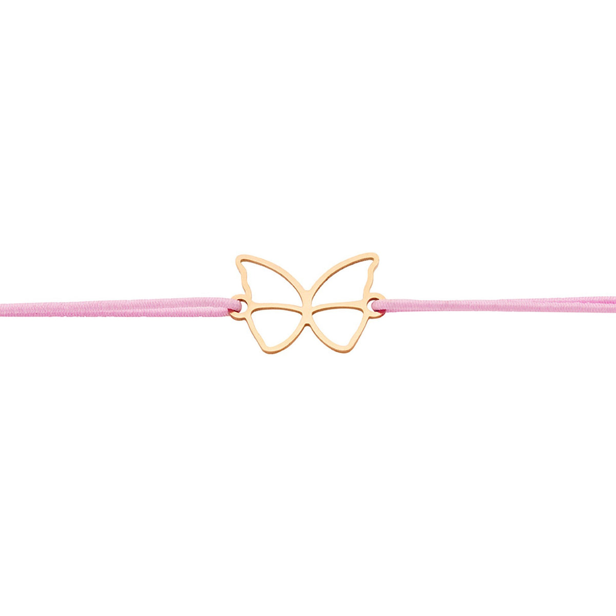 Armband "little companion“ rosévergoldet Schmetterling