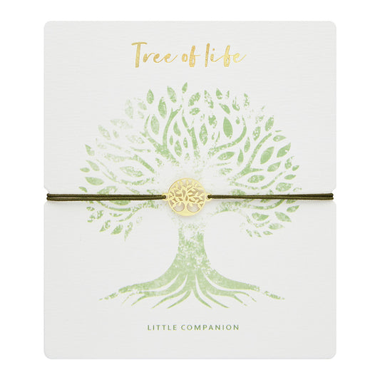 Armband "little companion“ vergoldet Baum des Lebens