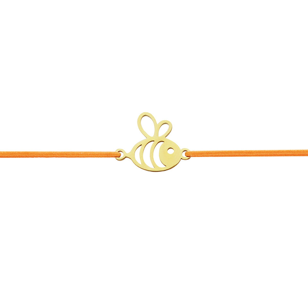 Armband "little companion“ vergoldet Biene