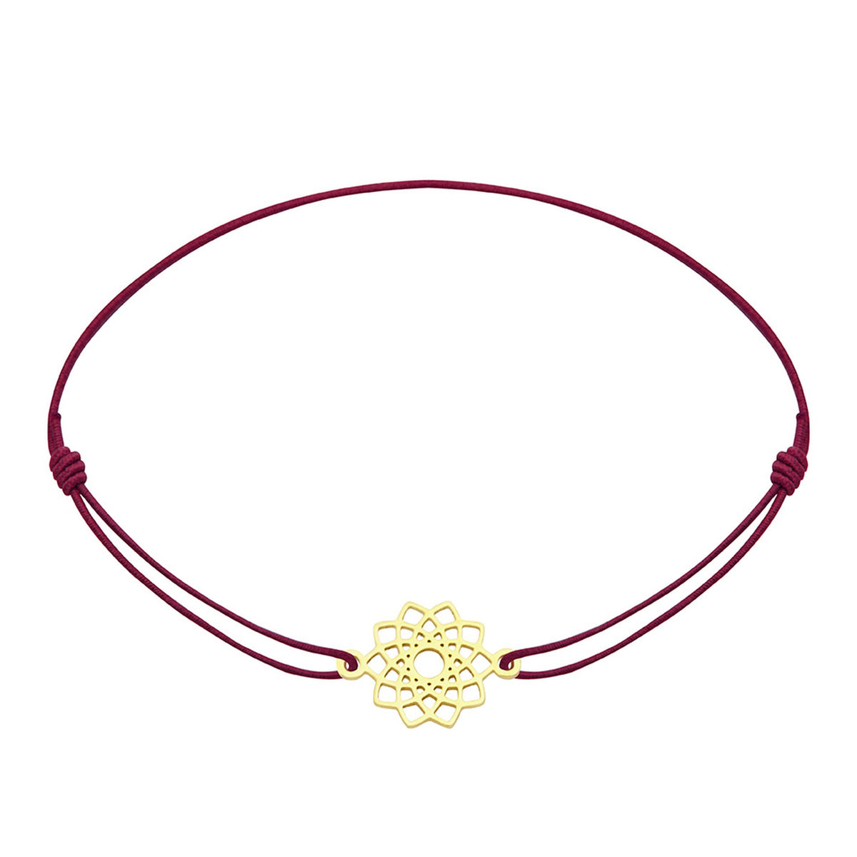 Armband "little companion“ vergoldet Blüte