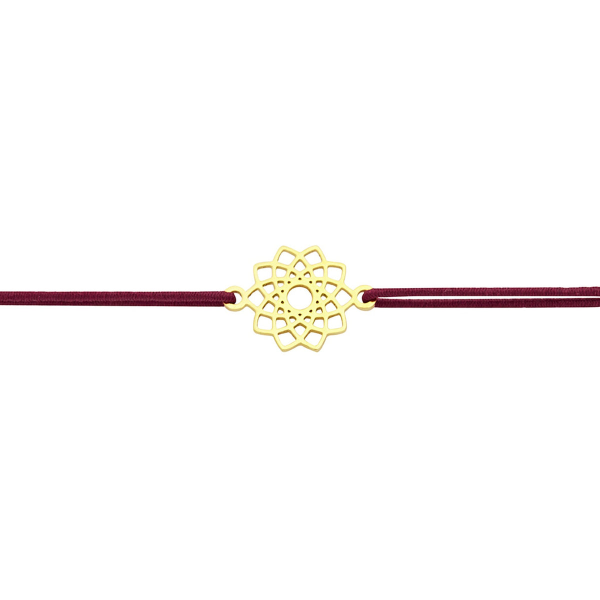Armband "little companion“ vergoldet Blüte
