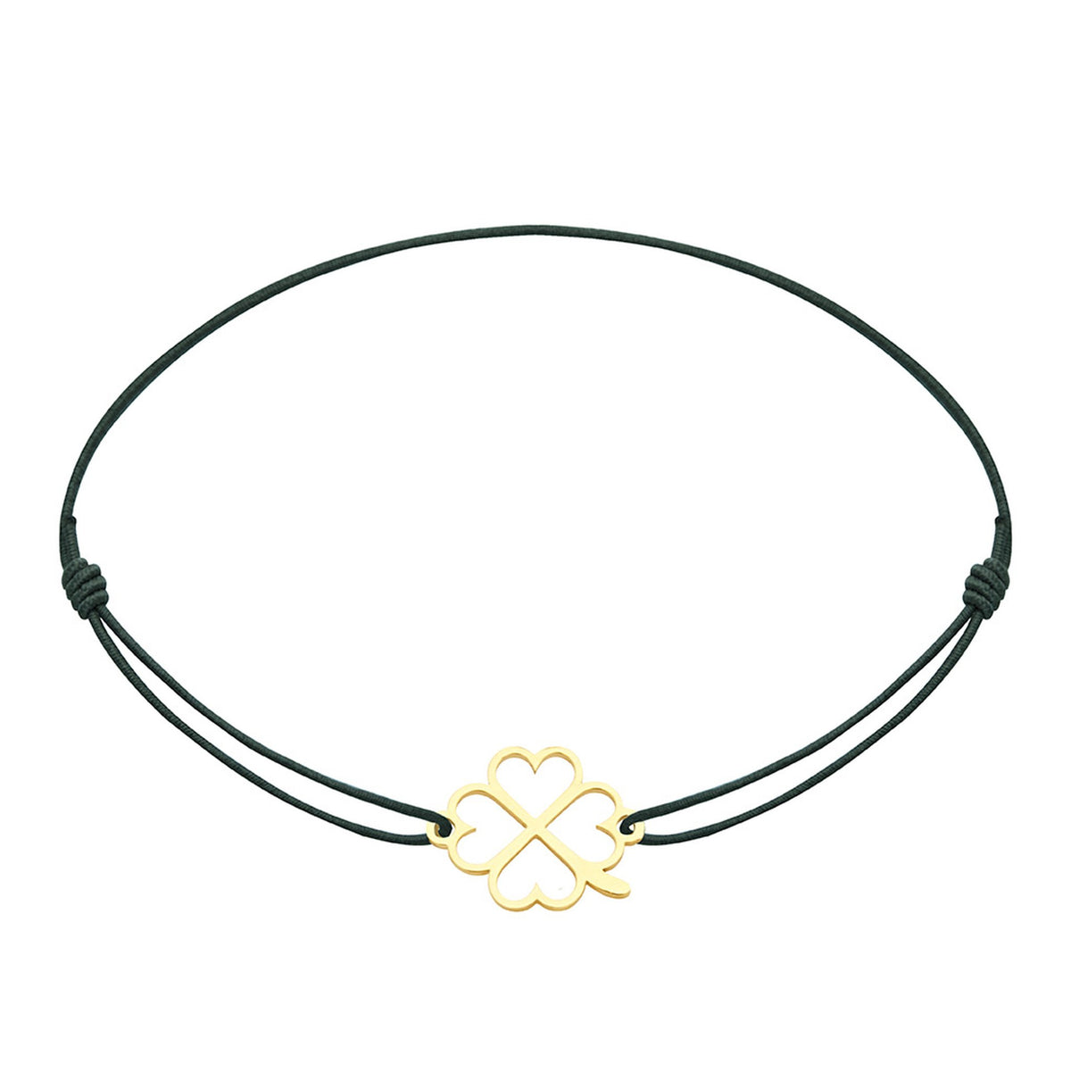 Armband "little companion“ vergoldet Kleeblatt