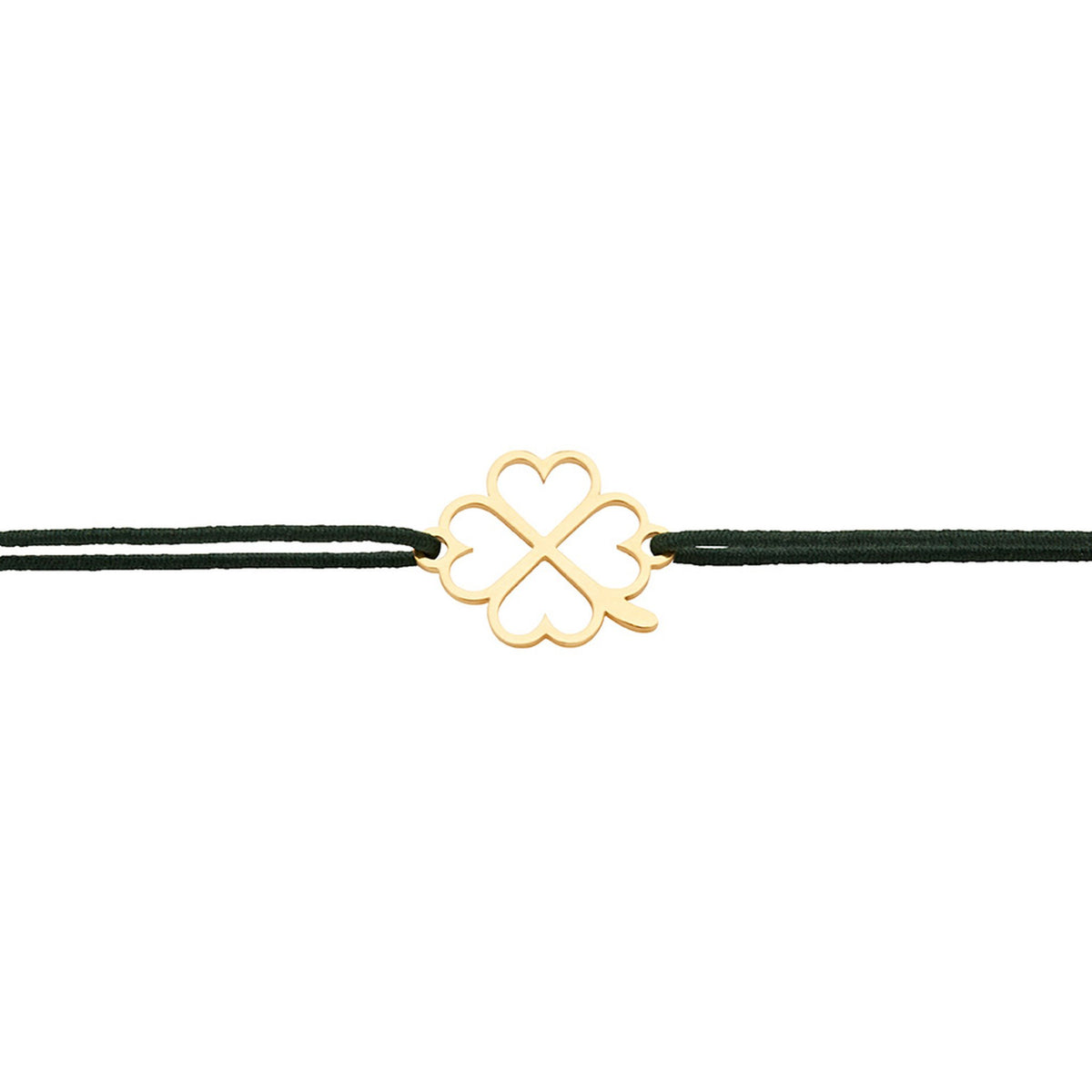 Armband "little companion“ vergoldet Kleeblatt