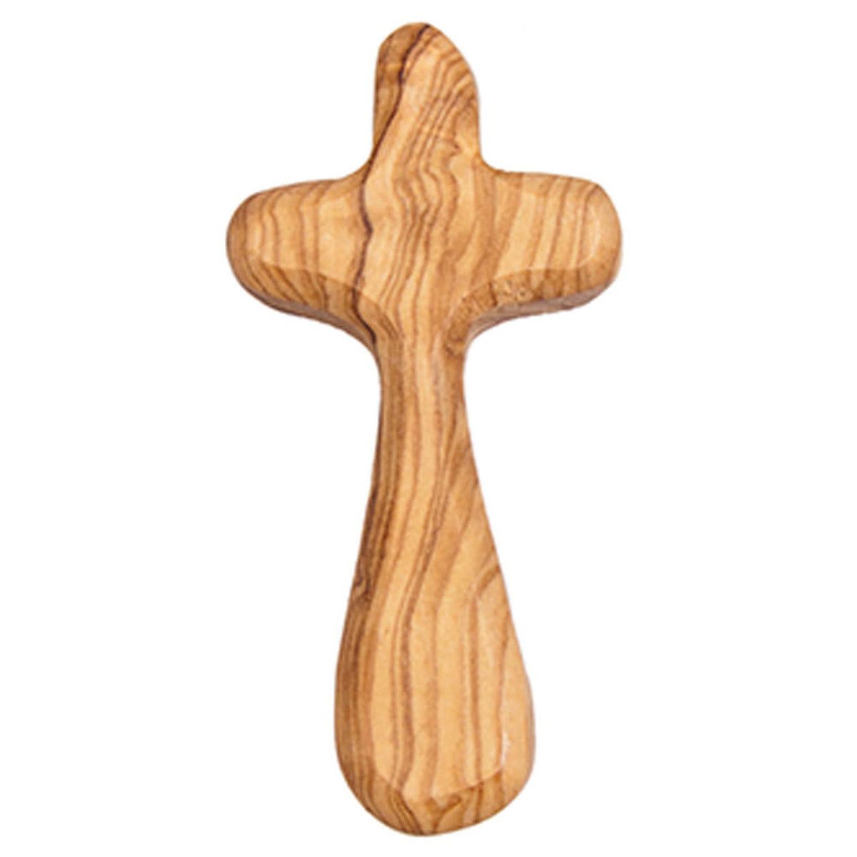 Handschmeichler Olivenholzkreuz 7 cm