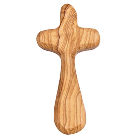 Handschmeichler Olivenholzkreuz 7 cm