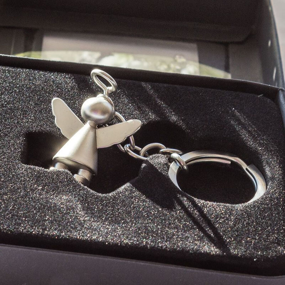 Schlüsselanhänger Schutzengel in Geschenkbox
