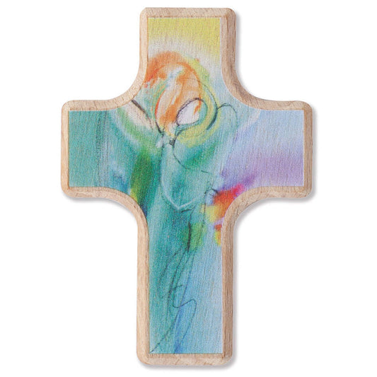 Handschmeichlerkreuz "Dein Engel" Buchholz 6 x 4 cm