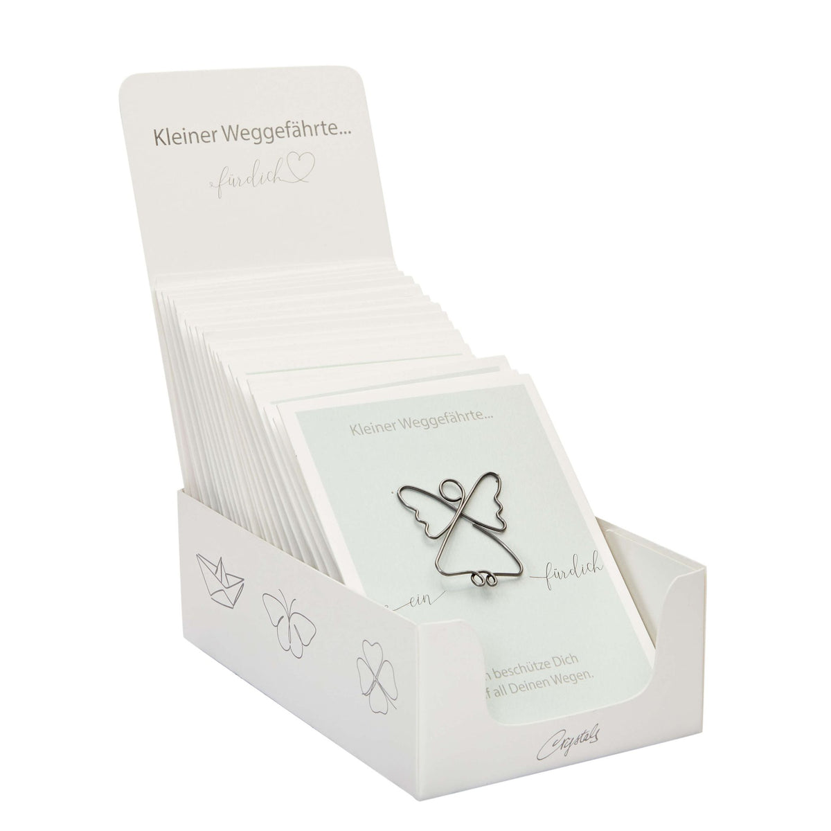 Drahtfigur mit Geschenkkarte - "Kleiner Weggefährte" - Schmetterling