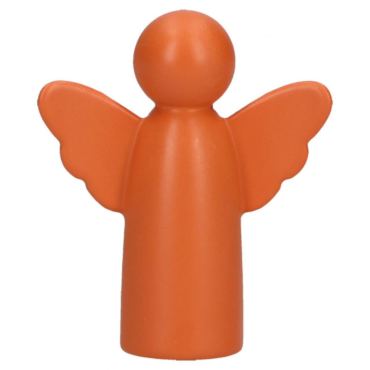 Engelfigur aus Metall Handschmeichler "Dein Schutzengel" orange 3 x 2,5 cm