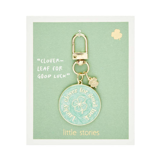 Schlüsselanhänger / Taschenanhänger "little stories" Kleeblatt