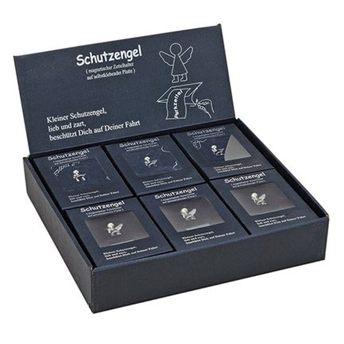 Schutzengel zum Aufstellen mit Zettelmagnet