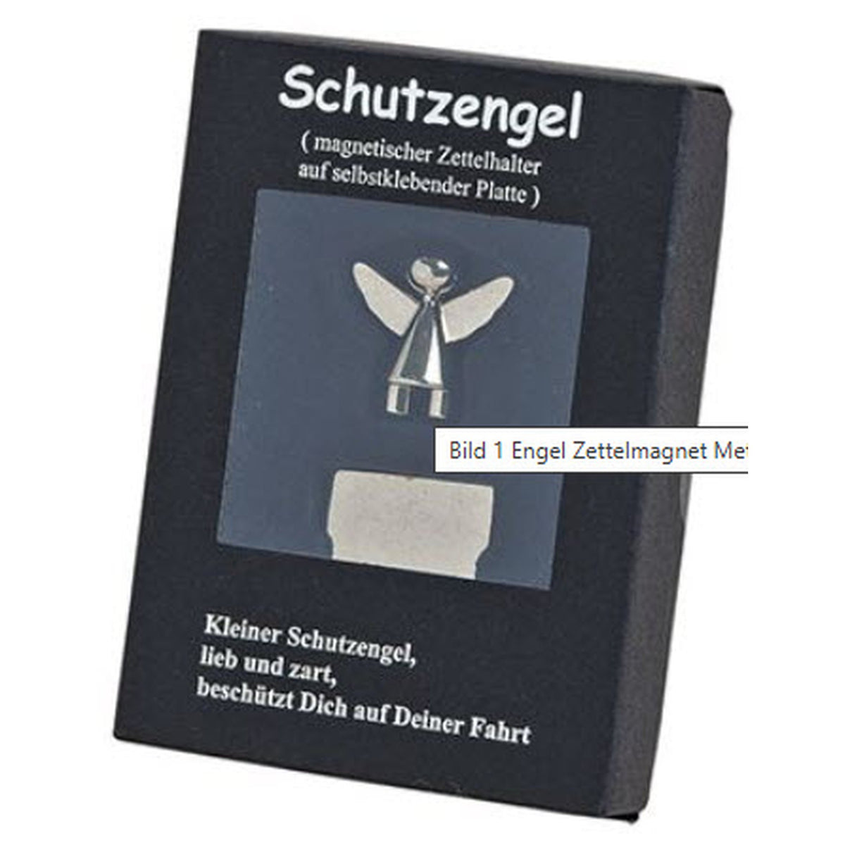 Schutzengel zum Aufstellen mit Zettelmagnet