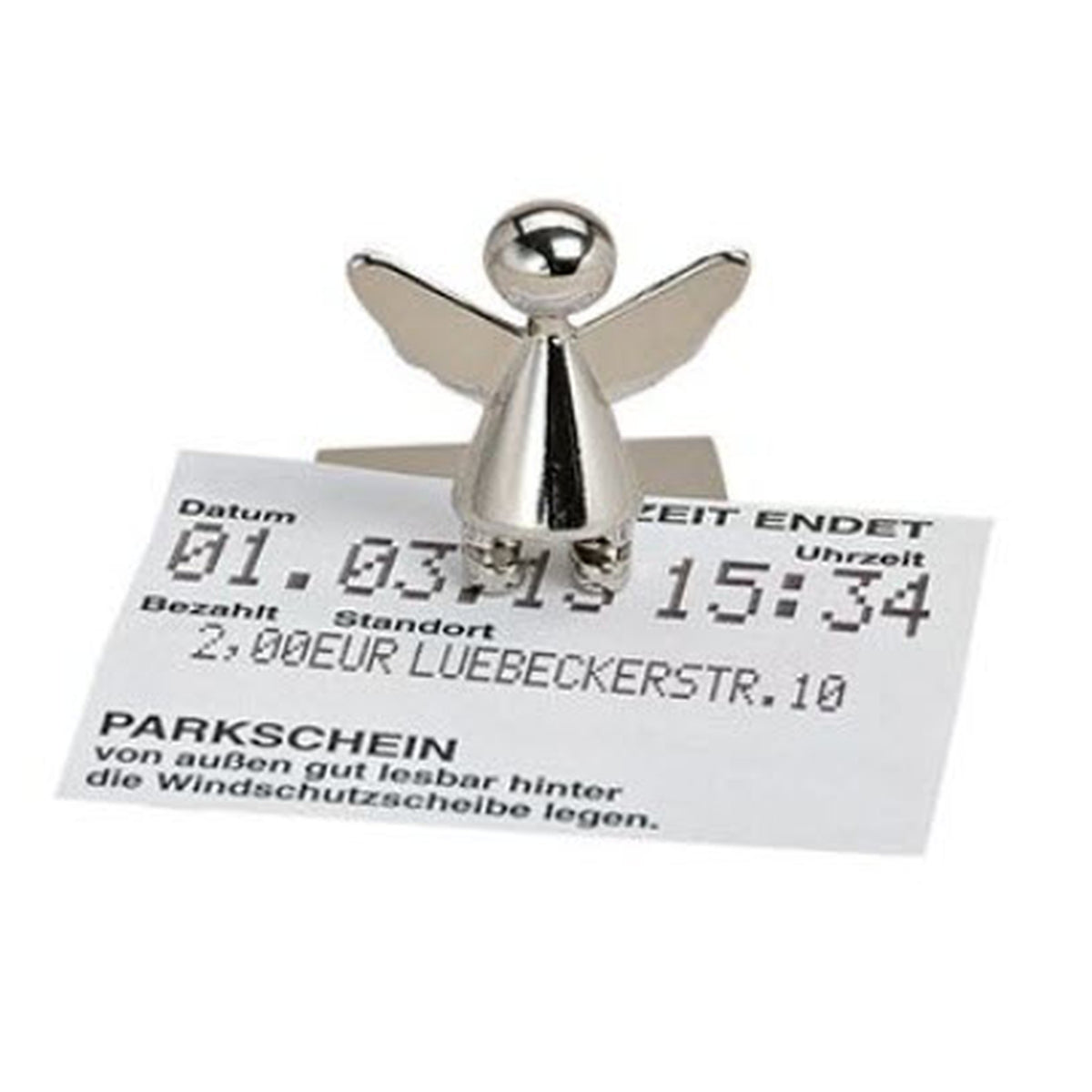 Schutzengel zum Aufstellen mit Zettelmagnet