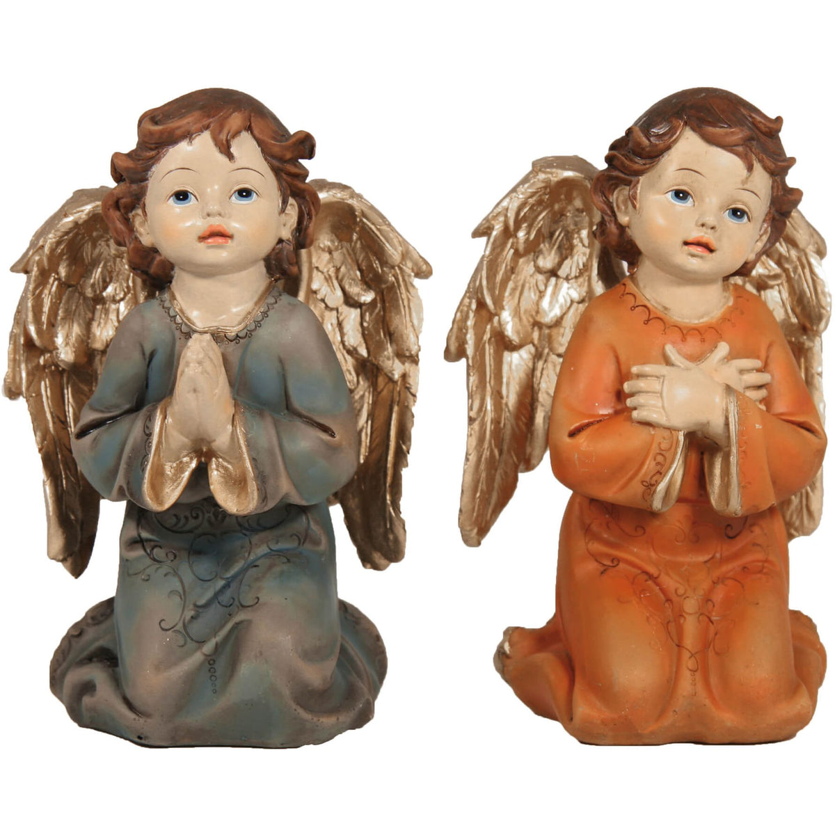 Schutzengelfigur knieend 13 cm