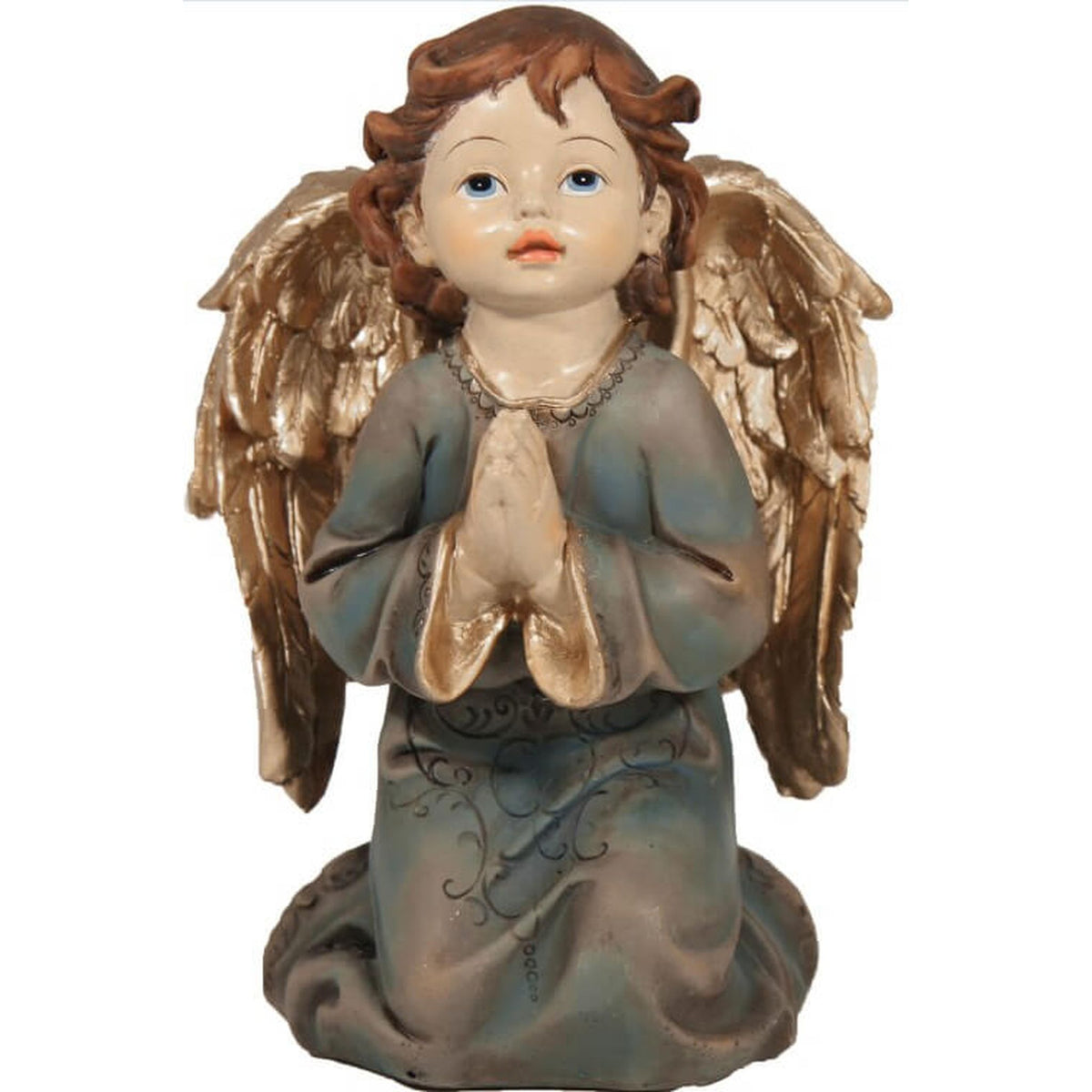Schutzengelfigur knieend 13 cm