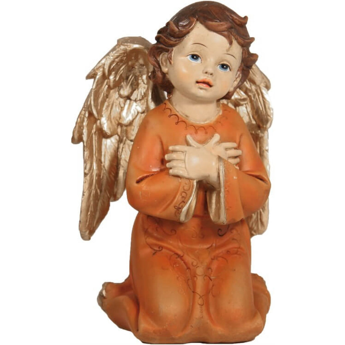 Schutzengelfigur knieend 13 cm