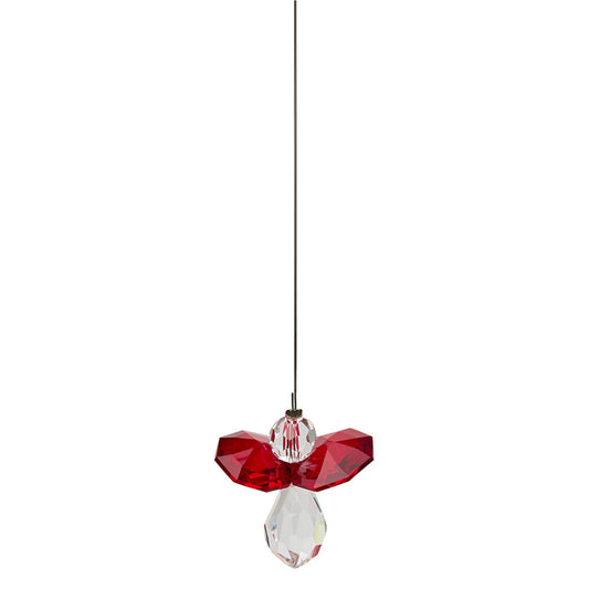 Glücksengel aus Glasstein "Granat"
