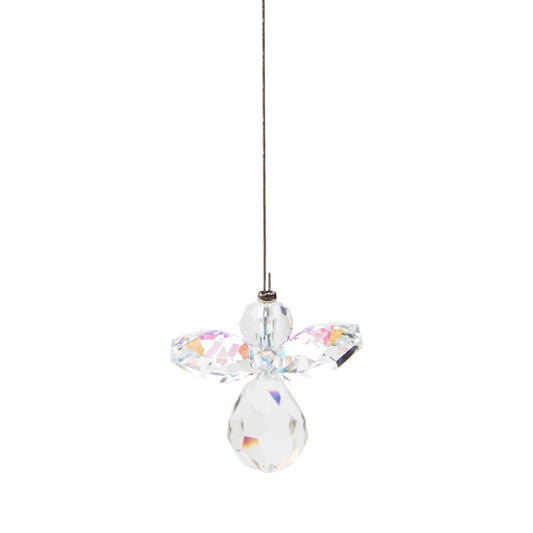 Glücksengel aus Glasstein "Nordlicht"