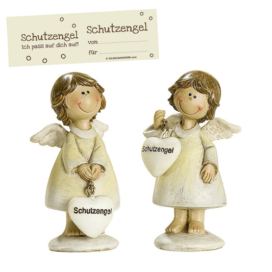 Gilde Schutzengel - Ich pass auf dich auf - Schriftzug Schutzengel 8 cm