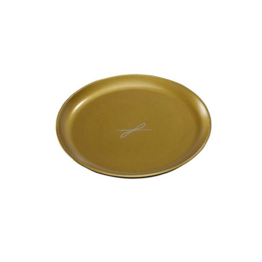 Kerzenteller Rund Gold  Durchmesser 10 cm