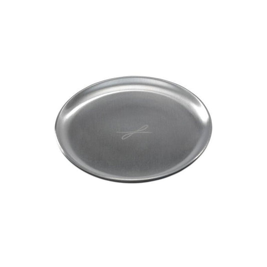 Kerzenteller Rund Silber  Durchmesser 10 cm